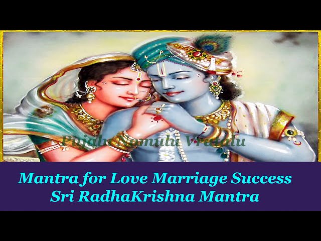Krishna Mantra For Love Marriage Success